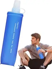 Running Soft Flask - Hydration Flask | Water Container Bag, Water Bottle Folding, Handheld Soft with Easy Open Lid, Fits Hydration Backpacks for Cycling Climbing