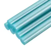 Mini Hot Glue Sticks for Glue Gun 0.28-inch x 8-inch Metallic Blue 6pcs