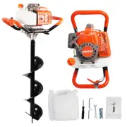 Heavy-Duty Post Hole Digger 92cc Engine for1.8m Deep Efficient Digging 2-Stroke