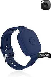 Case for Tile by Life360 Mate Key Finder, yystao Protective Silicone Watch band Compatible with Tile by Life 360 mate Tag, Durable and Anti-Lost Design (Blue)