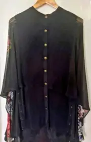 NEW - Camilla 'Ms Matilda' Draped Button Front Dress/Tunic -Size M