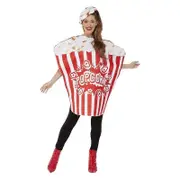 Smiffys Popcorn Costume Red & White 55010 red/white