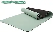Yoga Mat, Exercise Mat, Pilates Fitness Pad, Non-Slip Texture, Thick Cushioned Support, Comfortably Thicks for Joint Support, Carrying Strap Included, Perfect for Floor Workouts, Gym