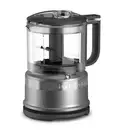3.5 Cup Kitchen Food Chopper Contour Silver Compact Chopping and Pureeing Tool