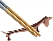 Chopstick Rest Cute - Cartoon Fork Holder,Cartoon Animal Shape Chopsticks Holder Rack for Spoon Tableware, Stainless Steel Fork Stand