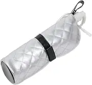 Hair Iron Case, Silver, Heat Resistant, Hair Iron, Storage, Pouch, Tray, Portable, Hangable, 821-54 Medium