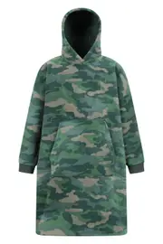 Snug Kids Borg Lined Hooded Blanket