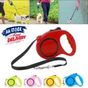 3m Automatic Retractable Pet Dog Leash Extending Walking Lead Adjustable AU