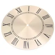 95 Inch Aluminium Wall Clock Dial Face Replacement Gold and Roman Numerals