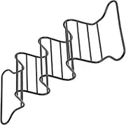 Cabilock Stainless Steel Taco Holder Taco Shell Plate Multi-Shell Taco Holder Tray Metal Taco Serving Stand for Kitchen Parties Restaurants