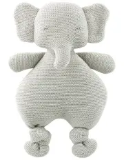 The Peanutshell Knitted Plush Cotton Animal Baby Fun Toy 30cm