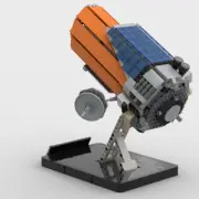 2009s Kepler Space Telescope Model 1232 Pieces Building Blocks Set