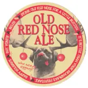 Heartland Brewery Old Red Nose Ale Beer Coaster NYC