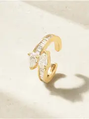 [Anita Ko] Anita Ko - Saturn 18-karat Gold Diamond Ear Cuff - One size One size Gold