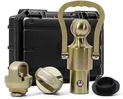 GNXA2061 Gooseneck Ball Kit,2-5/16-Inch Ball&Safety Chain Anchors Ram 2500/3500 Gooseneck Ball for Dodge Ram Trucks,Fits Ford F-250/F-350/F-450 Super Duty,Chevy Silverado&GMC Sierra (Toolbox)