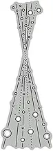 CoolifWang Bubble Spotty Line Cutting Die Cuts, DIY Crafts Template Bubble Spotty Line Scrapbook Cards Cutting Dies Cut Stencils for DIY Embossing Card Making Decorative Paper Dies Scrapbooking