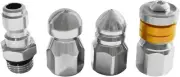 Pressure Washer Sewer Jetter Nozzles 5000PSI 3 pieces Drain Cleaning Nozzle Tips