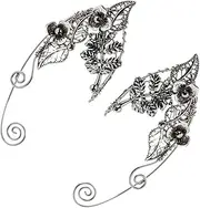 [SHERCHPRY] Titanium Earrings for Gold Silver Hoop Earrings Non Piercing Elf Ear Clip Fashion Present for Her