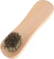 Ipetboom 1Pc Multifunctional Shoe Polishing Brush Double Sided Wooden Bristle Cleaning Tool for Shoe Care Lightweight and Portable Accessory for Boots and Sneakers