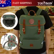 TOURBON Bicycle Laptop Backpack Clip on Bike Tool Storage Rear Seat Pannier Gift