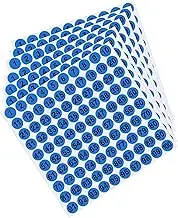Numbered Stickers, 7 Sheets Inventory Number Sticker Labels, 1 Inch Vinyl, Waterproof, Round Adhesive Decal 1 to 100 for Outdoor Indoor Locker Storage Toolbox, 5 Colors