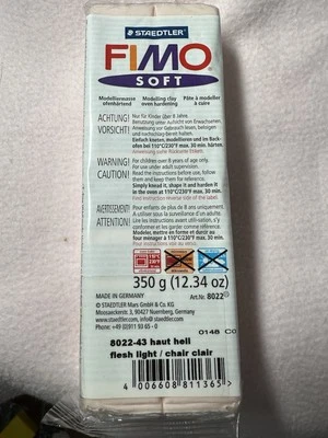 NEW FIMO SOFT 360G POLYMER MOULDING MODELLING OVEN BAKE CLAY -