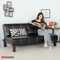 在飛比找松果購物優惠-【RICHOME】巴塞隆納獨立筒沙發床 (三段式調整) (7