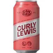 Curly Lewis Lay Day Red IPA Wildcard Can 375mL