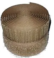 Beige 20mm Sew-on Hook & Loop Tape Alfatex® Brand supplied by the Velcro Companies - Various Lengths (Length 1m)