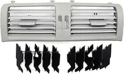 AC Air Conditioning Vent Outlet Car Front Center Dash Middle Air Conditioner AC Vent Grille Outlet Panel,for Mercedes Benz,for W251 R Class R300 R320 R350 R400 R500 2006-2018 2518302254(Model A Gray)