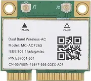 MC-AC7265 Network Card PCI-E Network Card Gigabit Dual Band for Bluetooth 4.2 Wireless WiFi Network Card Built-in 7265AC Chip