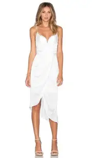 Authentic Brand New in tag white Zimmerman Silk Dress Size 0