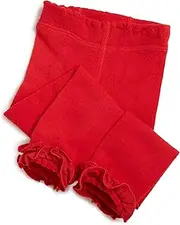 [Jefferies Socks] LLC Baby-Girls Newborn Pima Cotton Ruffle Tights