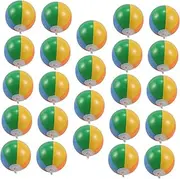 GARIOUANS 24pcs Colorful PVC Mini Beach Balls for Fun Summer Outdoor Pool for Beach Games Group Activities Enhance Parent Interaction