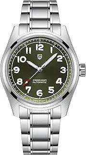 [PAGRNE DESIGN] Pagani Design Men's Watches Automatic Mechanical Watch for Men with Stainless Steel Strap Japanese (NH35) Movement Sapphire Glass Luminous Business Casual