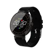 L8 0.95 inch OLED Color Screen IP68 Waterproof Smart Watch Blood Pressure Oxygen Monitor Smart Bracelet BLACK COLOR