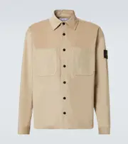 [Stone Island] Stone Island Compass cotton corduroy shirt UK 16 beige