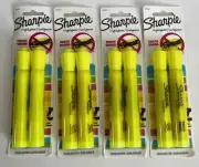 4 Packs Sharpie Yellow Highlighters ~ Total of 8 Highlighters