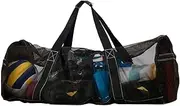 XXL Mesh Dive Bag for Scuba or Snorkeling - Diving Snorkel Gear Bags - Extra Large Beach Bags and Totes with Zipper and Pockets - Oversized Beach Duffle Bag Ideal for Your Pool Trip