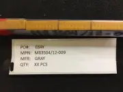 M83504/12-009 GRAYHILL SWITCH SLIDE DIP SPST 25MA 24V THRU HOLE 4 PIECES