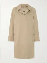 [Burberry] Burberry - Camden Organic Cotton-gabardine Coat - Neutral - UK 14 UK 14 Neutrals