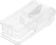 2 Piece Portable Medicine Cutter Box with Pill Slicer Medicine Storage and Weekly Organizer for Tablets