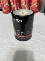 TDK Blank Recordable CD-R 100 Pack 700MB 80Min 52x Speed new sealed 5