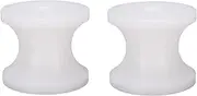 Boat Trailer Bow Roller 2PCS White Nylon Bell Roller for Yachts, Lifeboats, Motorboats, Protect Boat Surfaces, Ensure No Scratches, Crafted from High Grade Nylon Material