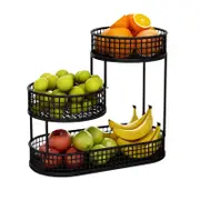 Luxury Oval Metal Fruit Basket