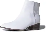 [J. Adams] Viper Booties for Women - Pointed Toe Low Heel Zip Up Ankle Boots