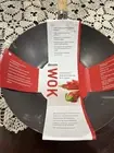 Dexam 27 cm / 10.5 ” Carbon Steel Wok Rubberwood Handle Metal Utensil Safe