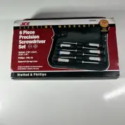 Ace Ace Precision Screwdriver Set 10.35 in. 6 pc
