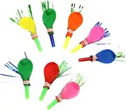 Hohopeti Whistle Balloons for Boys and Girls 30 Pcs Toys Noisemakers for Birthday Celebrations