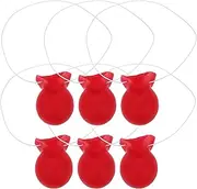 SUPVOX 6pcs Clown Nose Elastic Cosplay Costume Accessories for Halloween Carnival Stage Performance Decorative Circus Prop Lightweight Material for Comfort